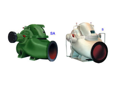 SA, S type single - stage double - suction horizontal open centrifugal pump